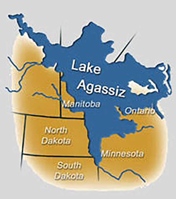 Ice age, Lake Agassiz impacted OT County